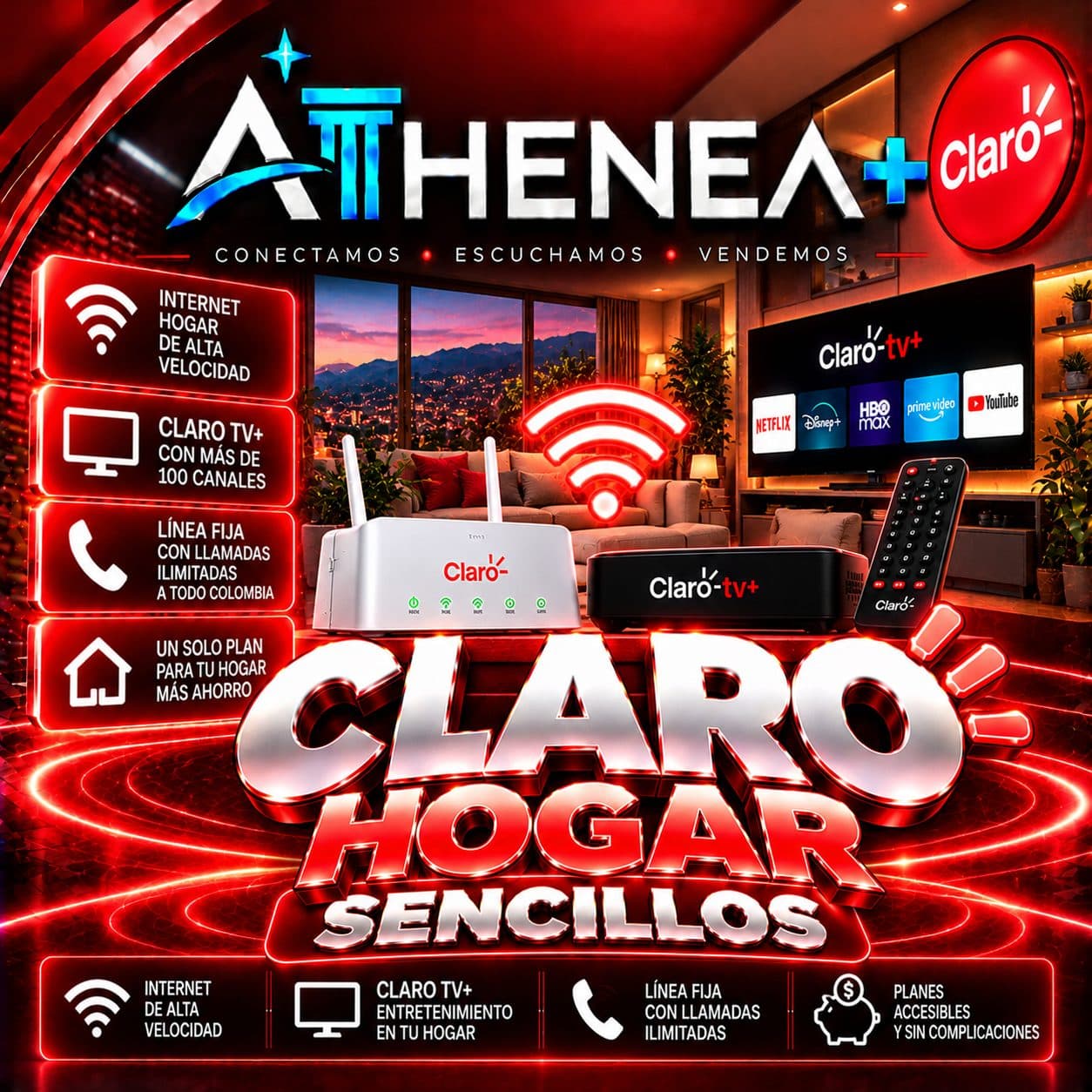 CLARO HOGAR SENCILLOS