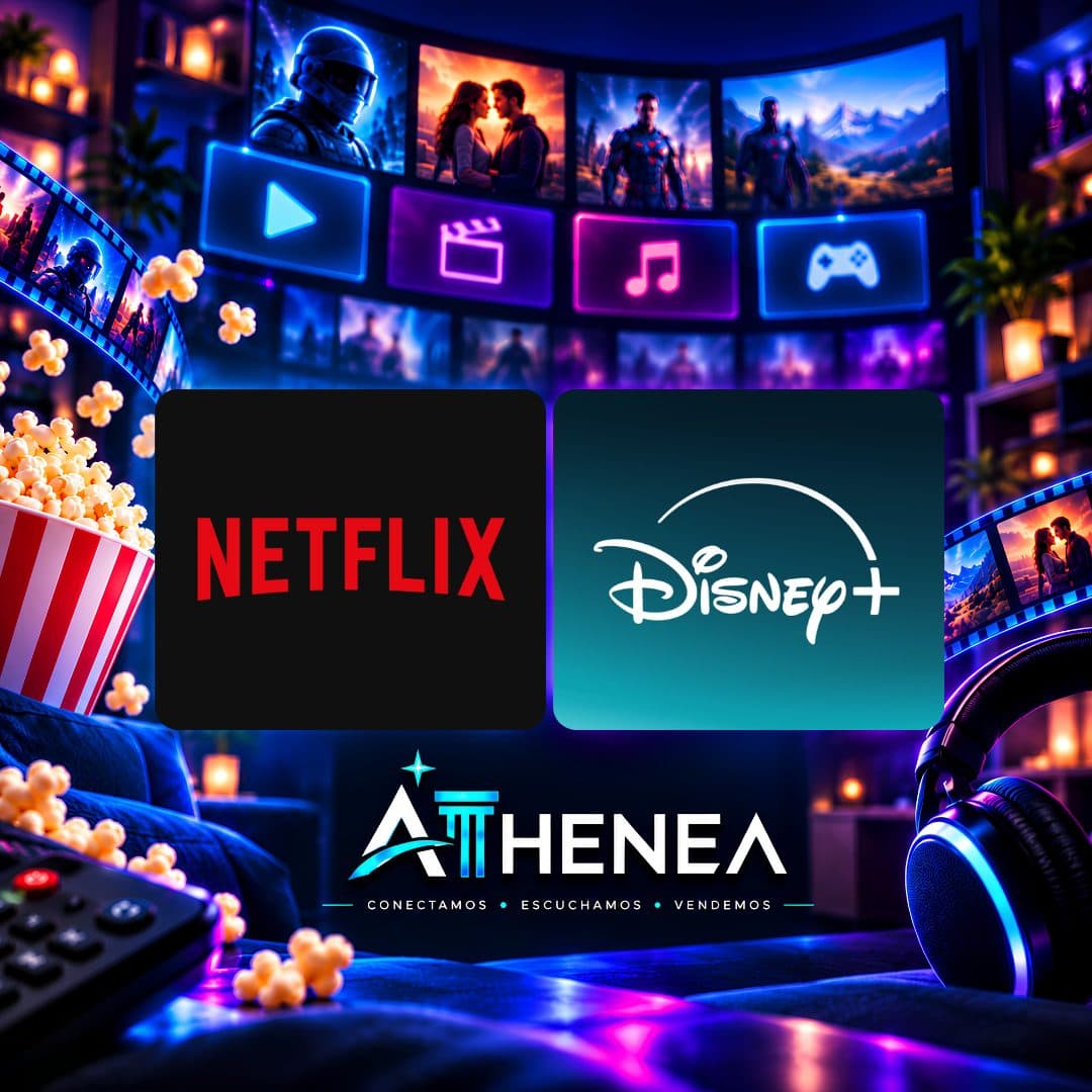 NETFLIX + DISNEY+ SIN ESPN