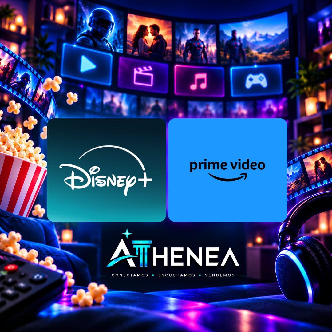 DISNEY+ SIN ESPN + AMAZON PRIME VIDEO