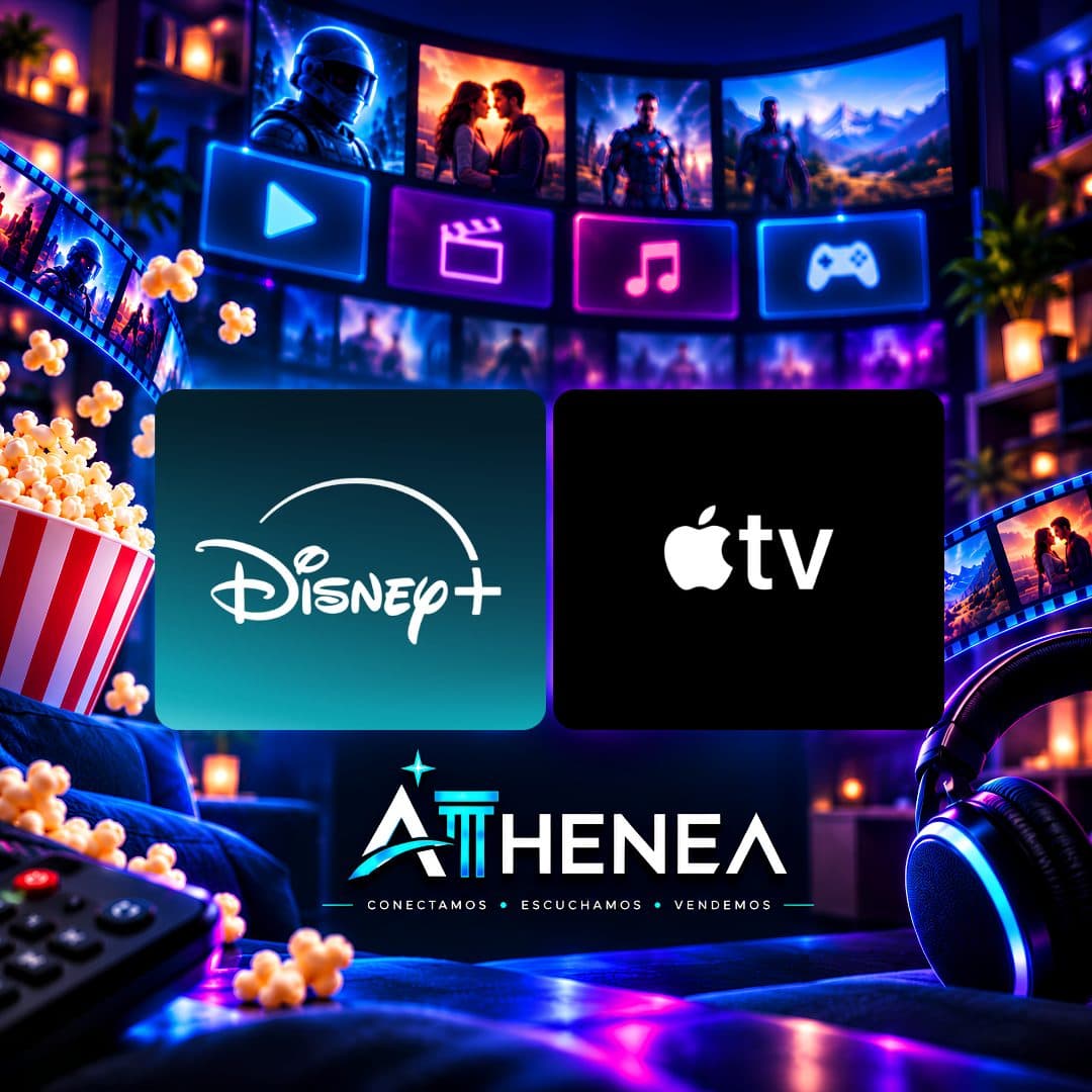 DISNEY+ CON ESPN + APPLE TV