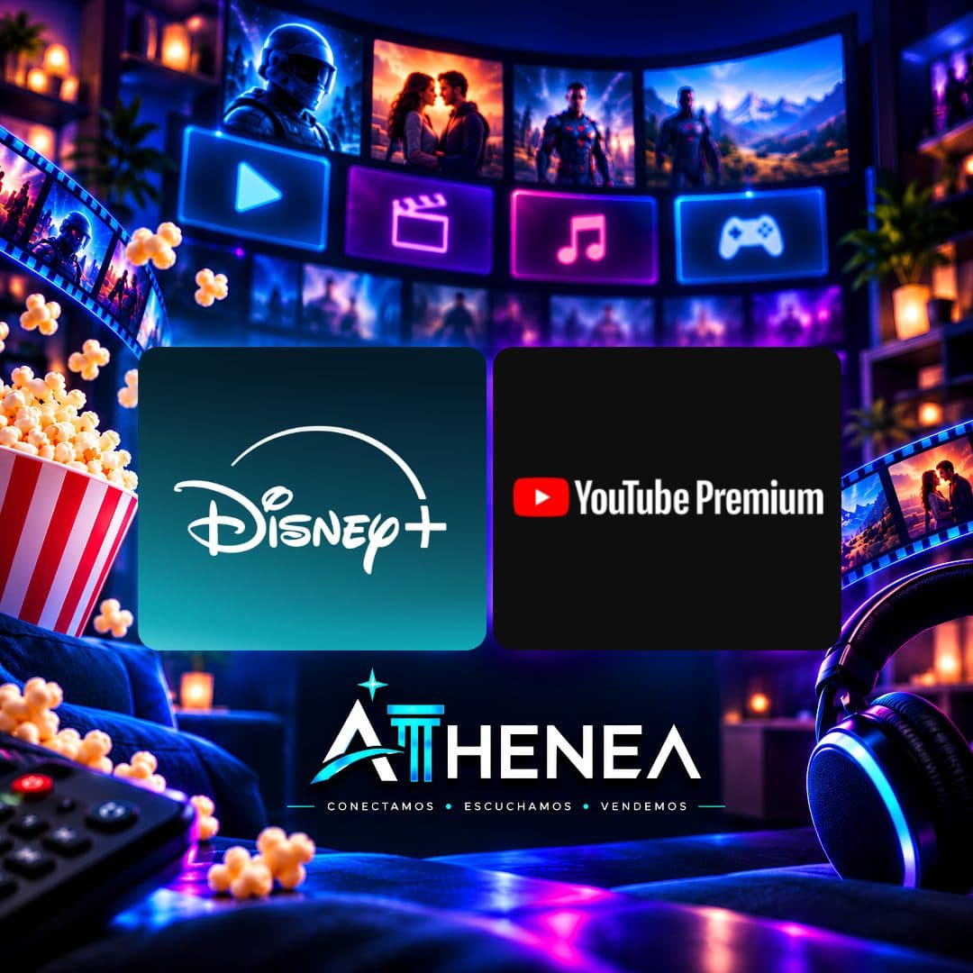 DISNEY+ CON ESPN + YOUTUBE