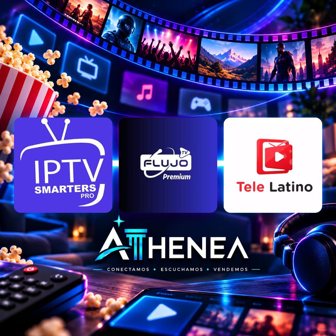 IPTV + FLUJO TV + TELE LATINO