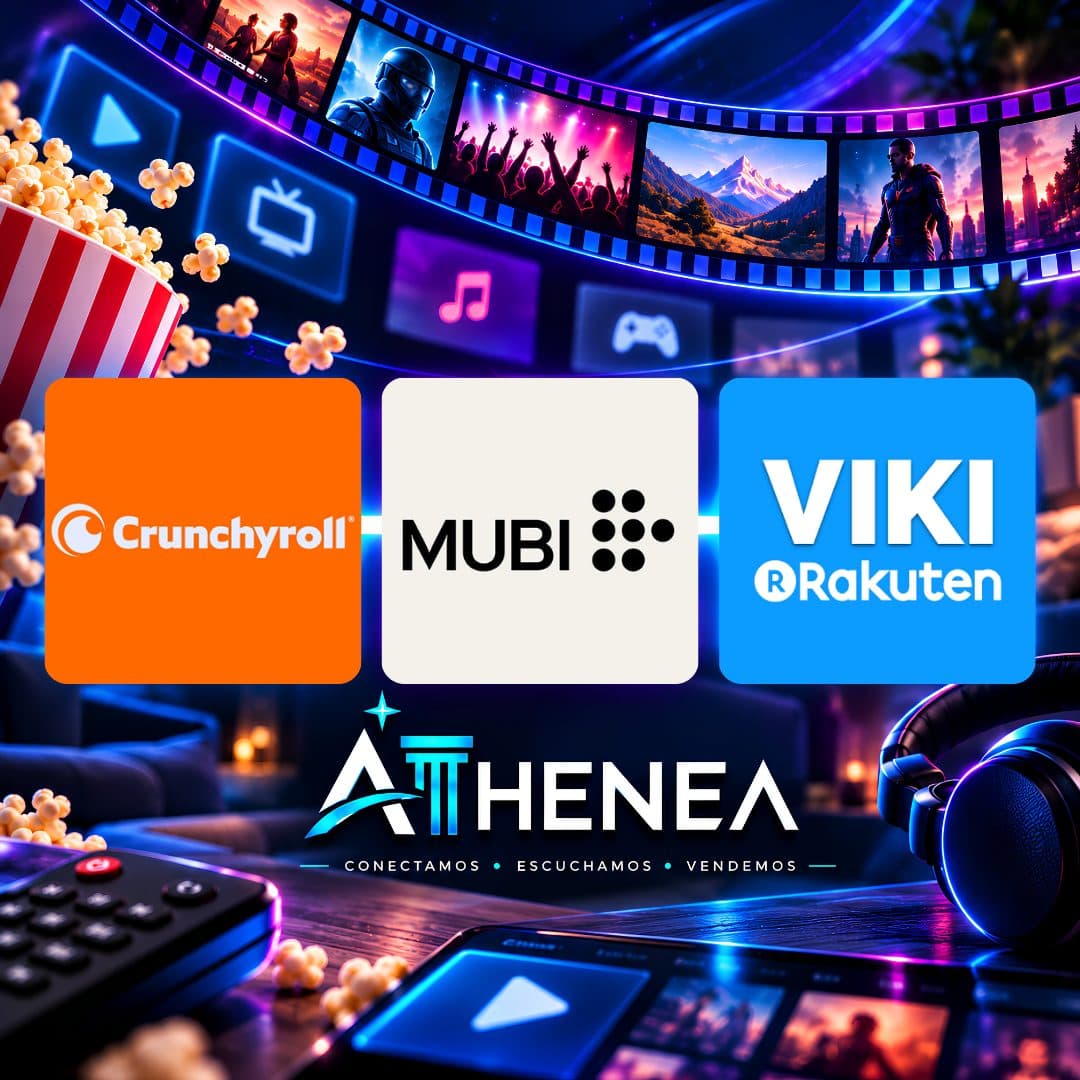 CRUNCHYROLL + MUBI + RAKUTEN VIKI