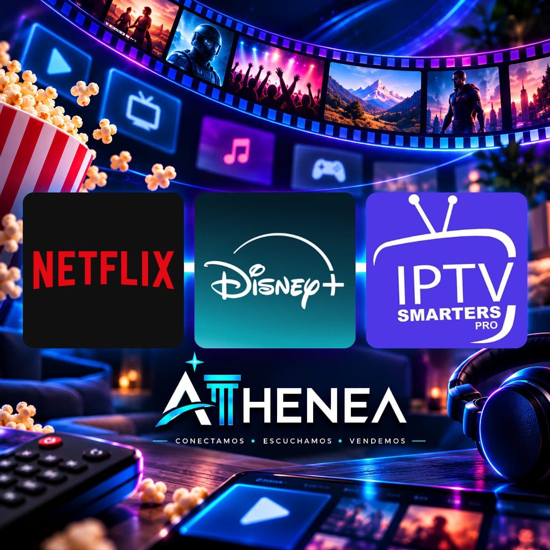NETFLIX + DISNEY+ CON ESPN + IPTV
