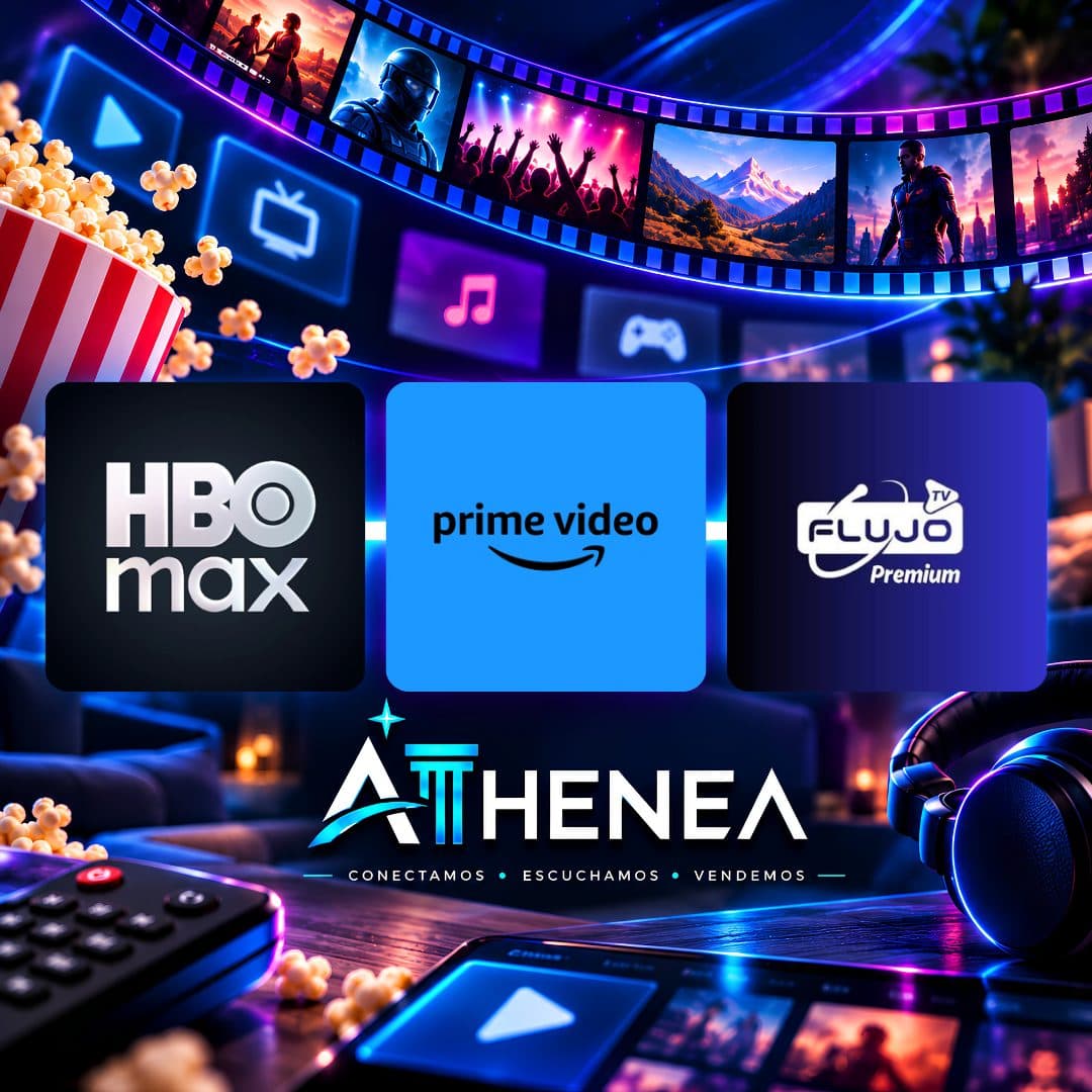 HBO MAX + AMAZON PRIME VIDEO + FLUJO TV
