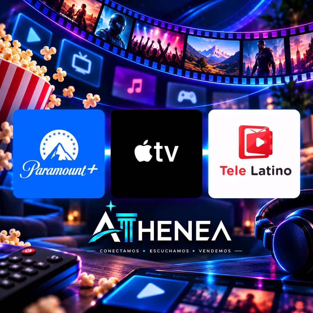 PARAMOUNT+ + APPLE TV + TELE LATINO