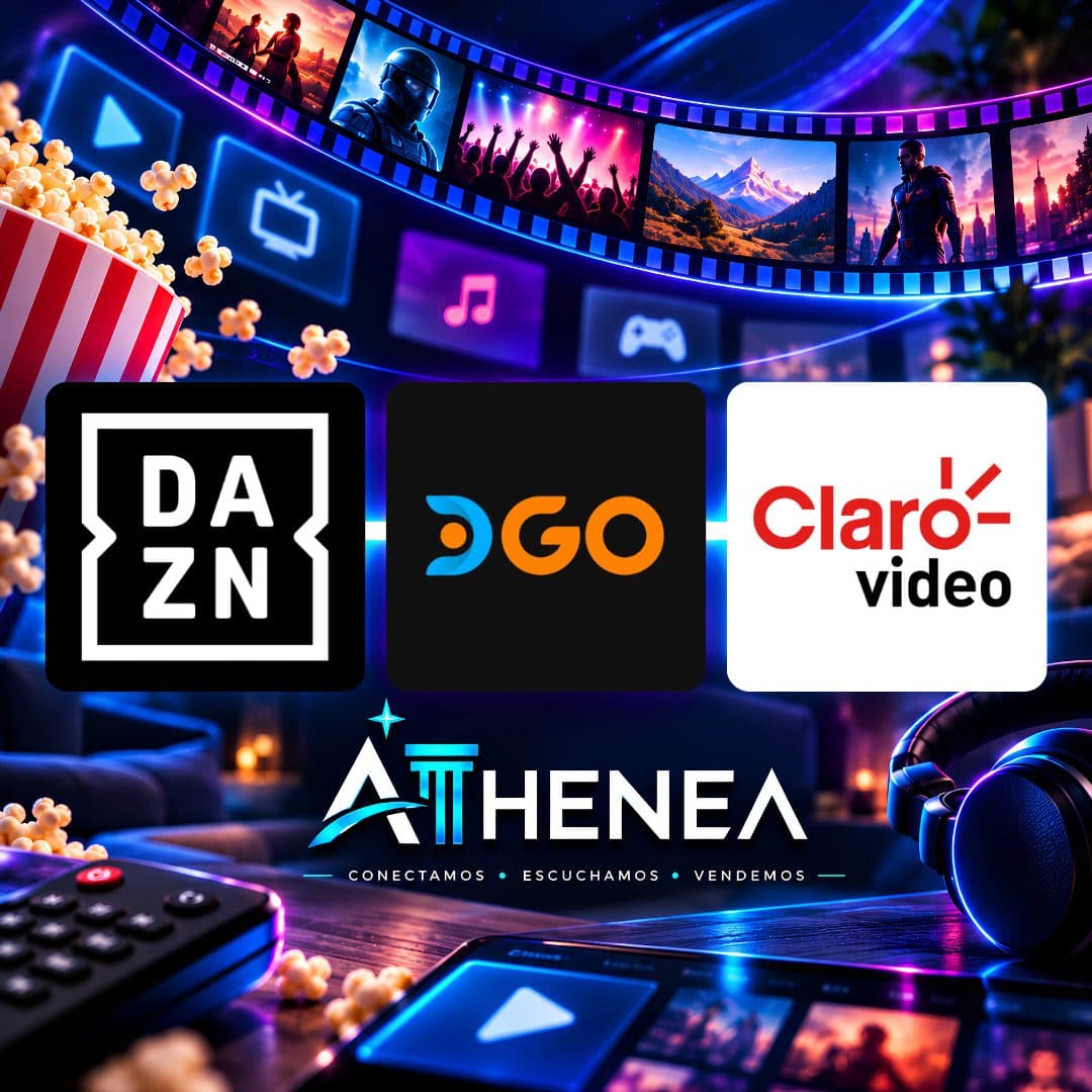 DAZN + DIRECTV GO + CLARO VIDEO