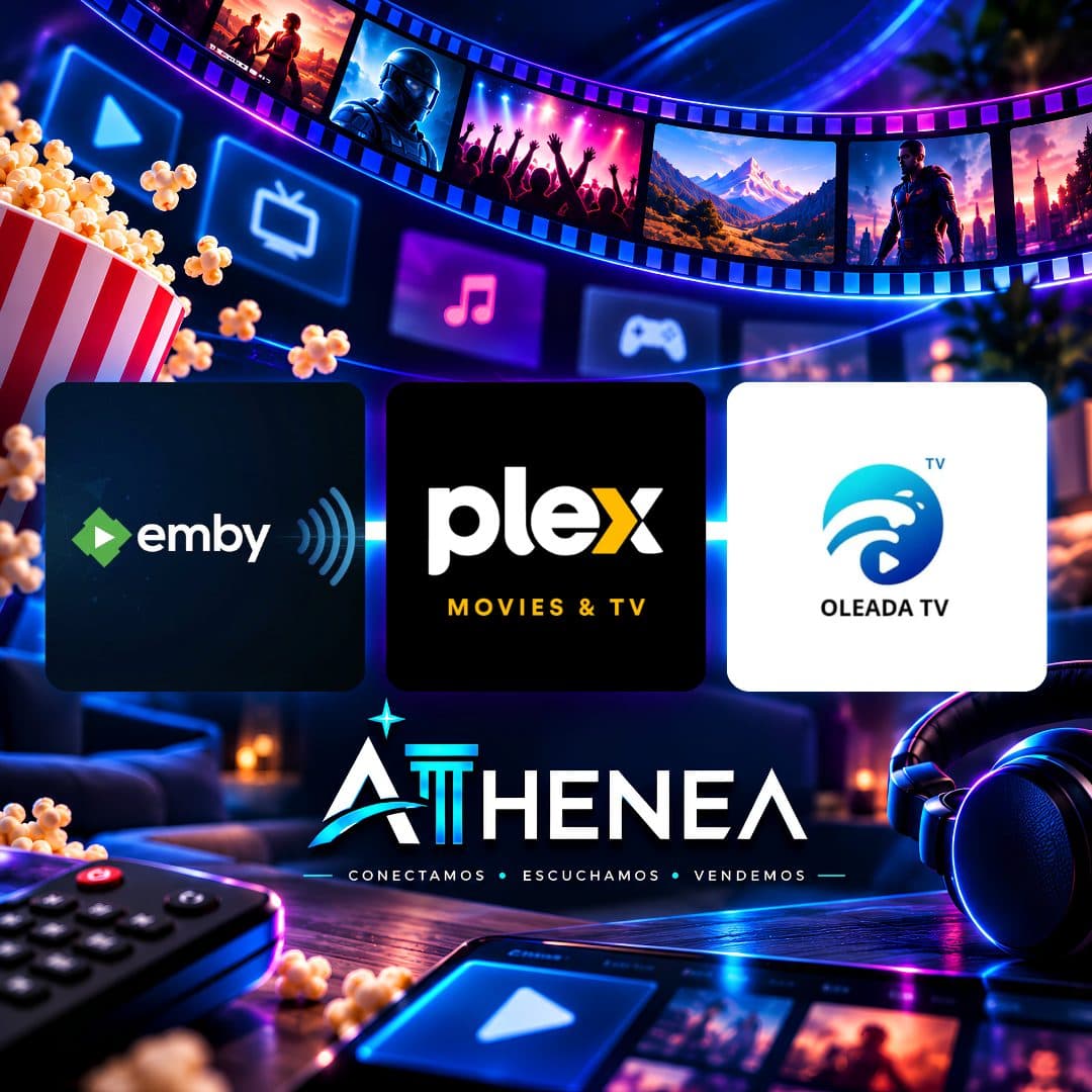 EMBY + PLEX + OLEADA TV