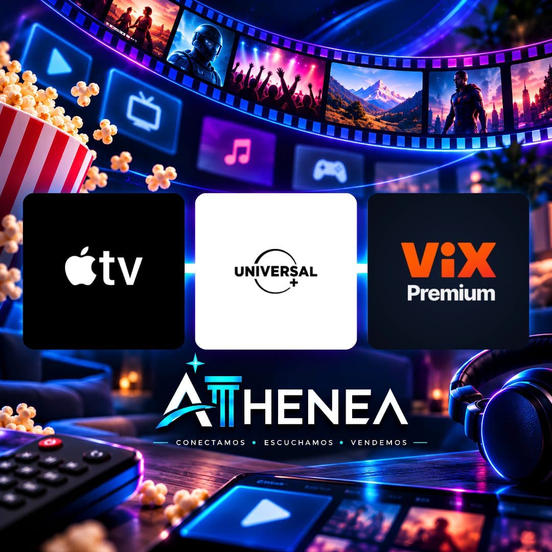 APPLE TV + UNIVERSAL+ + VIX PREMIUM