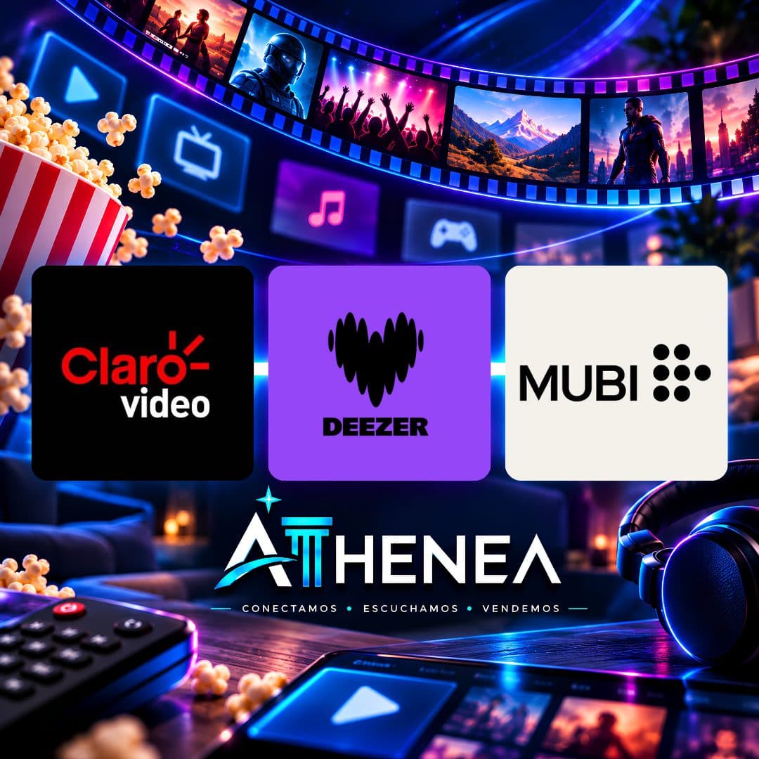 CLARO VIDEO + DEEZER + MUBI