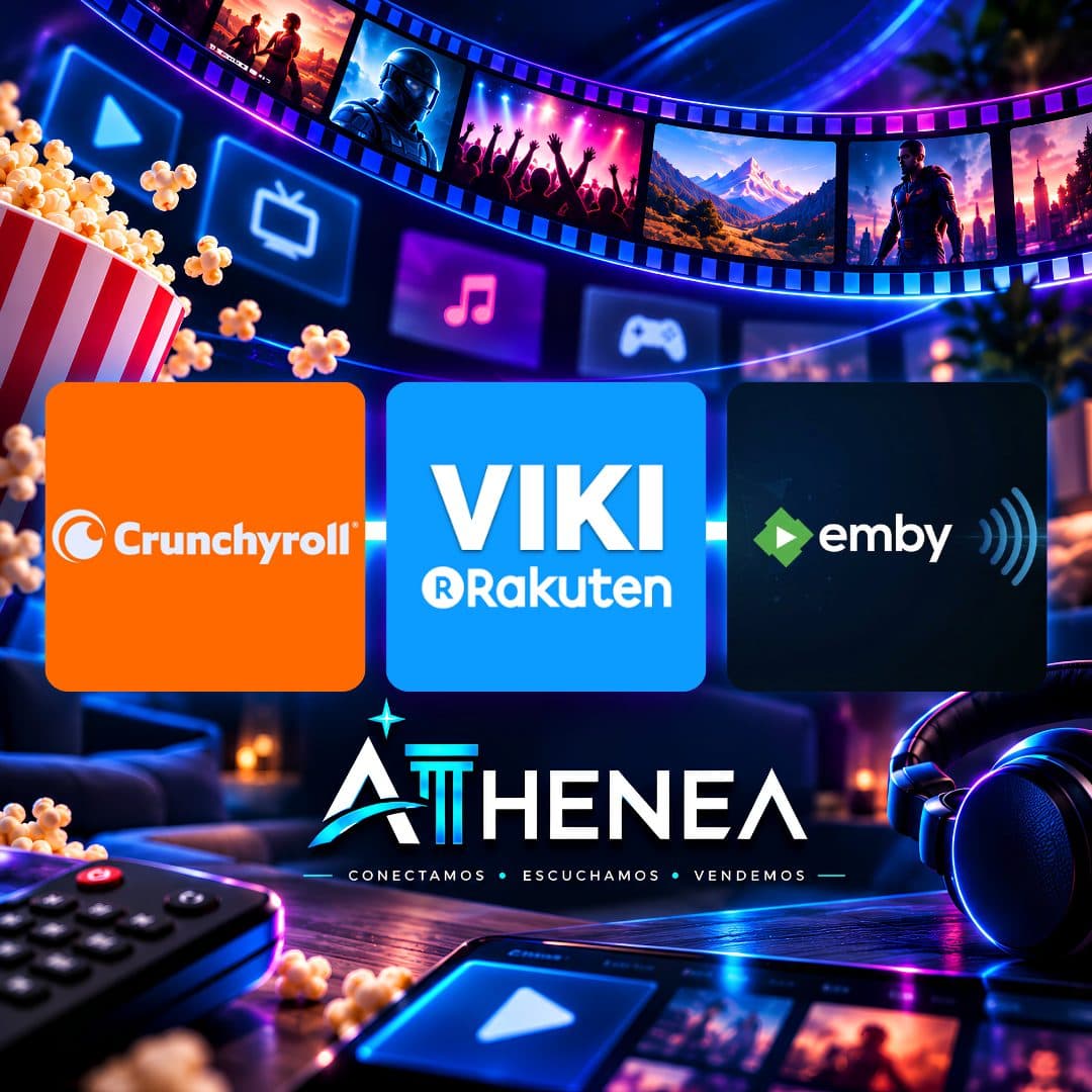 CRUNCHYROLL + RAKUTEN VIKI + EMBY