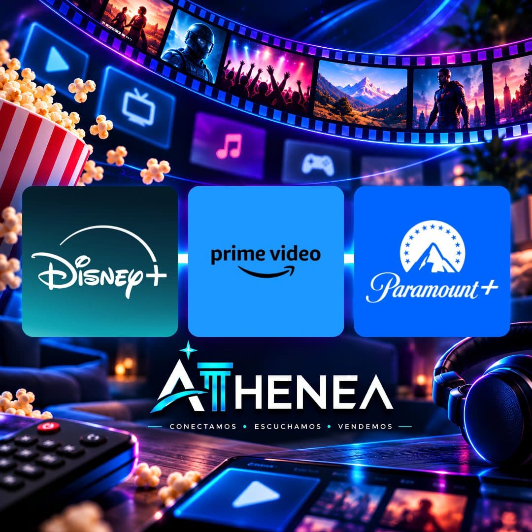 DISNEY+ SIN ESPN + AMAZON PRIME VIDEO + PARAMOUNT+