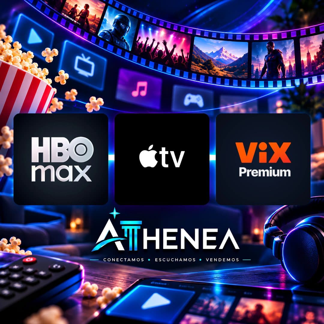 HBO MAX + APPLE TV + VIX PREMIUM