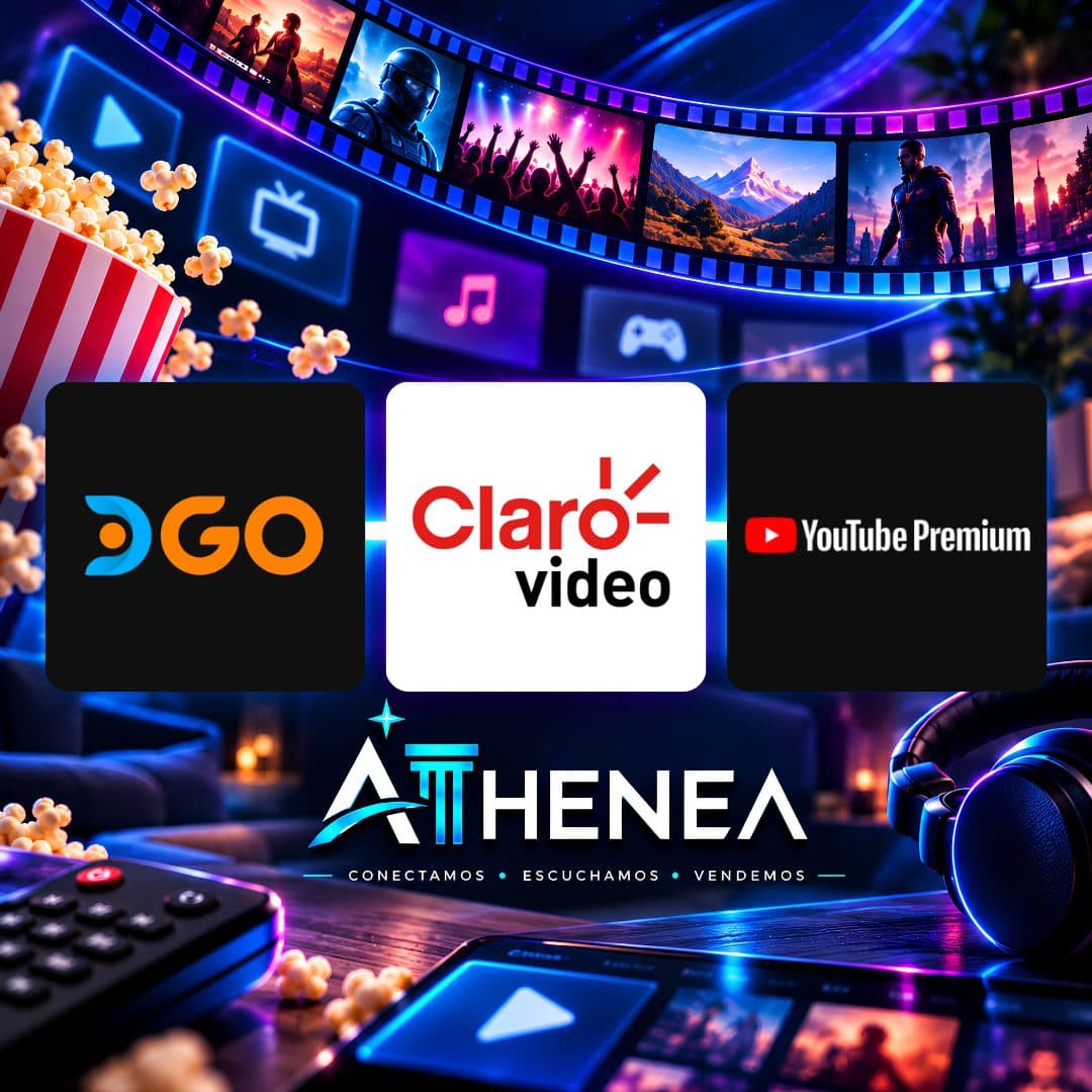 DIRECTV GO + CLARO VIDEO + YOUTUBE