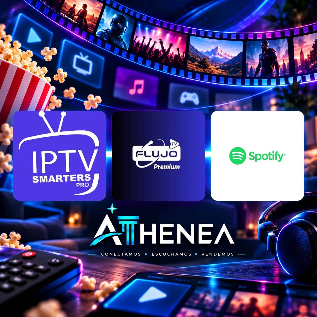 IPTV + FLUJO TV + SPOTIFY