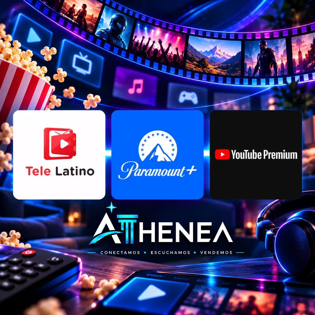TELE LATINO + PARAMOUNT+ + YOUTUBE