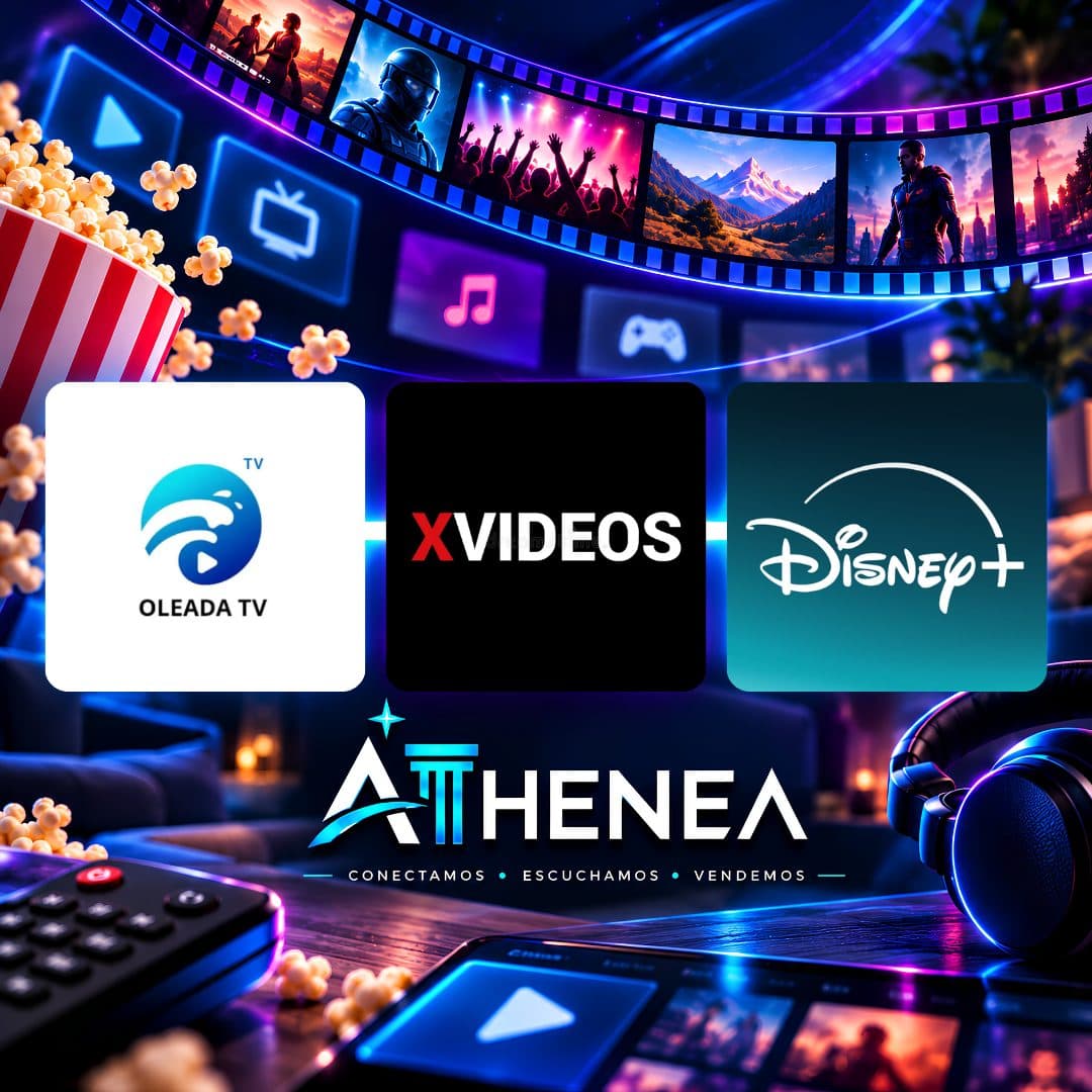 OLEADA TV + XVIDEOS + DISNEY+ CON ESPN