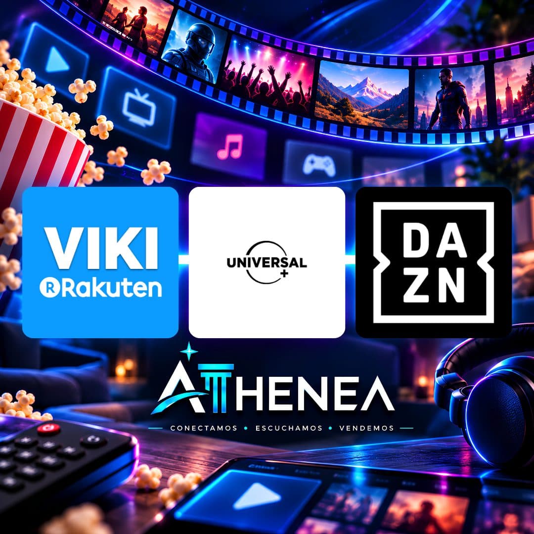 RAKUTEN VIKI + UNIVERSAL+ + DAZN