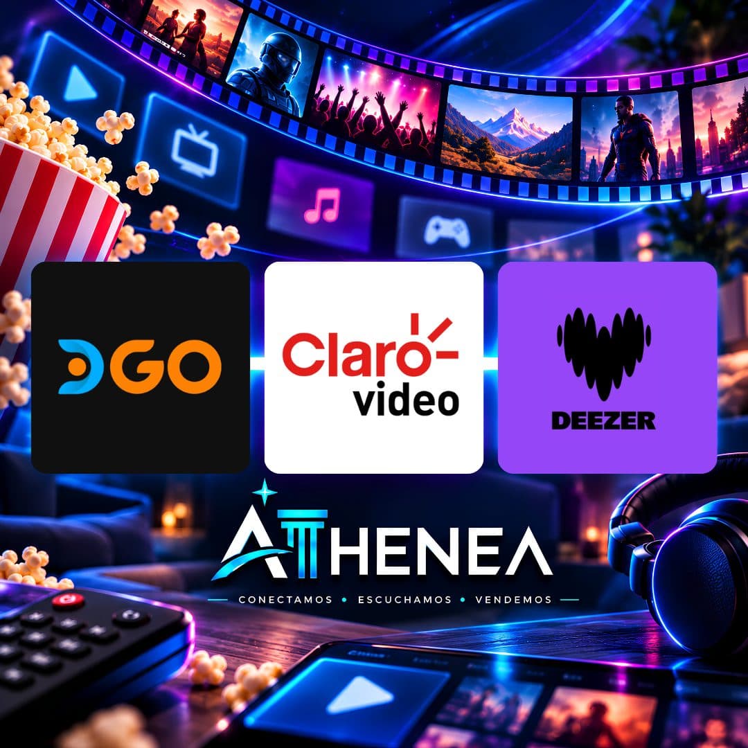 DIRECTV GO + CLARO VIDEO + DEEZER
