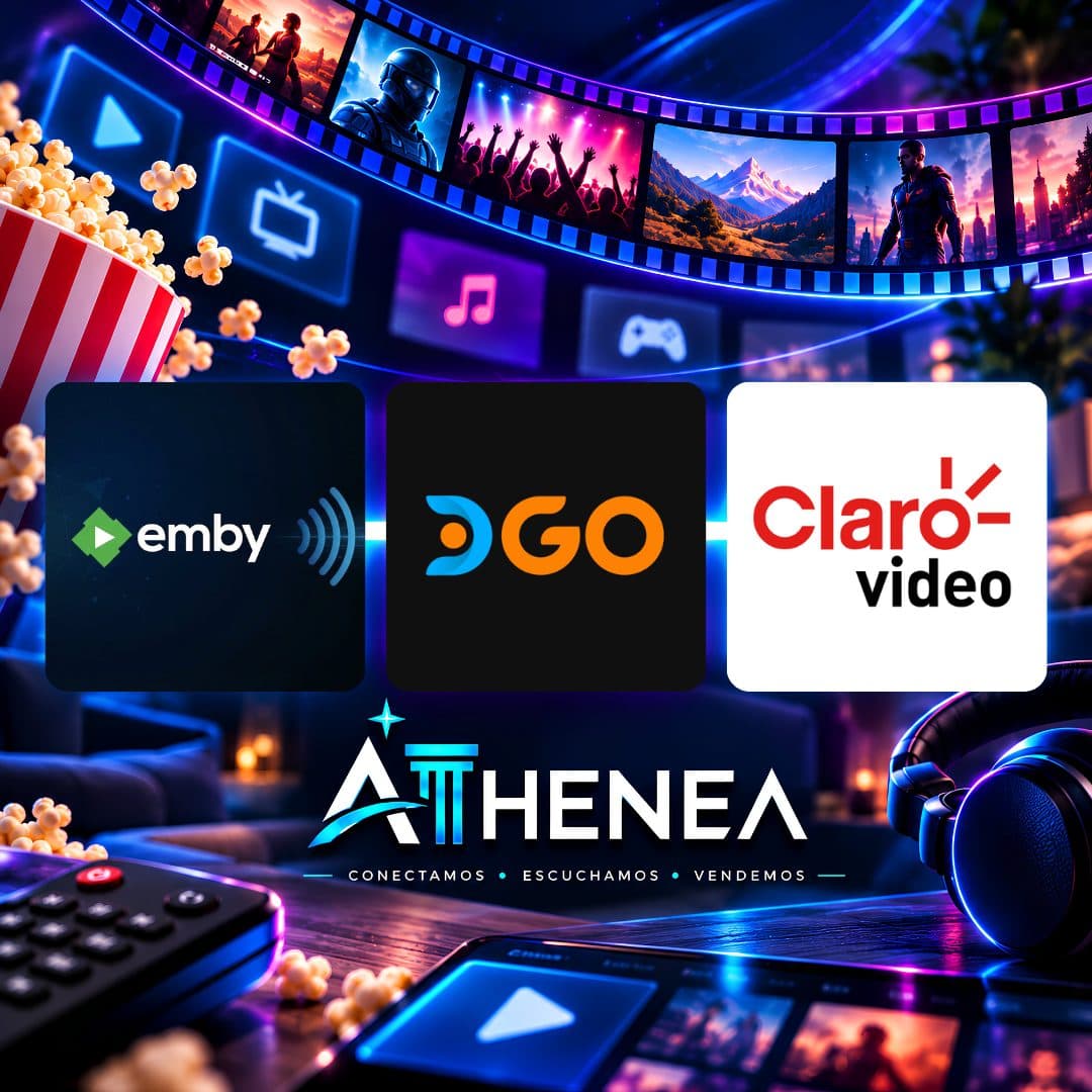 EMBY + DIRECTV GO + CLARO VIDEO