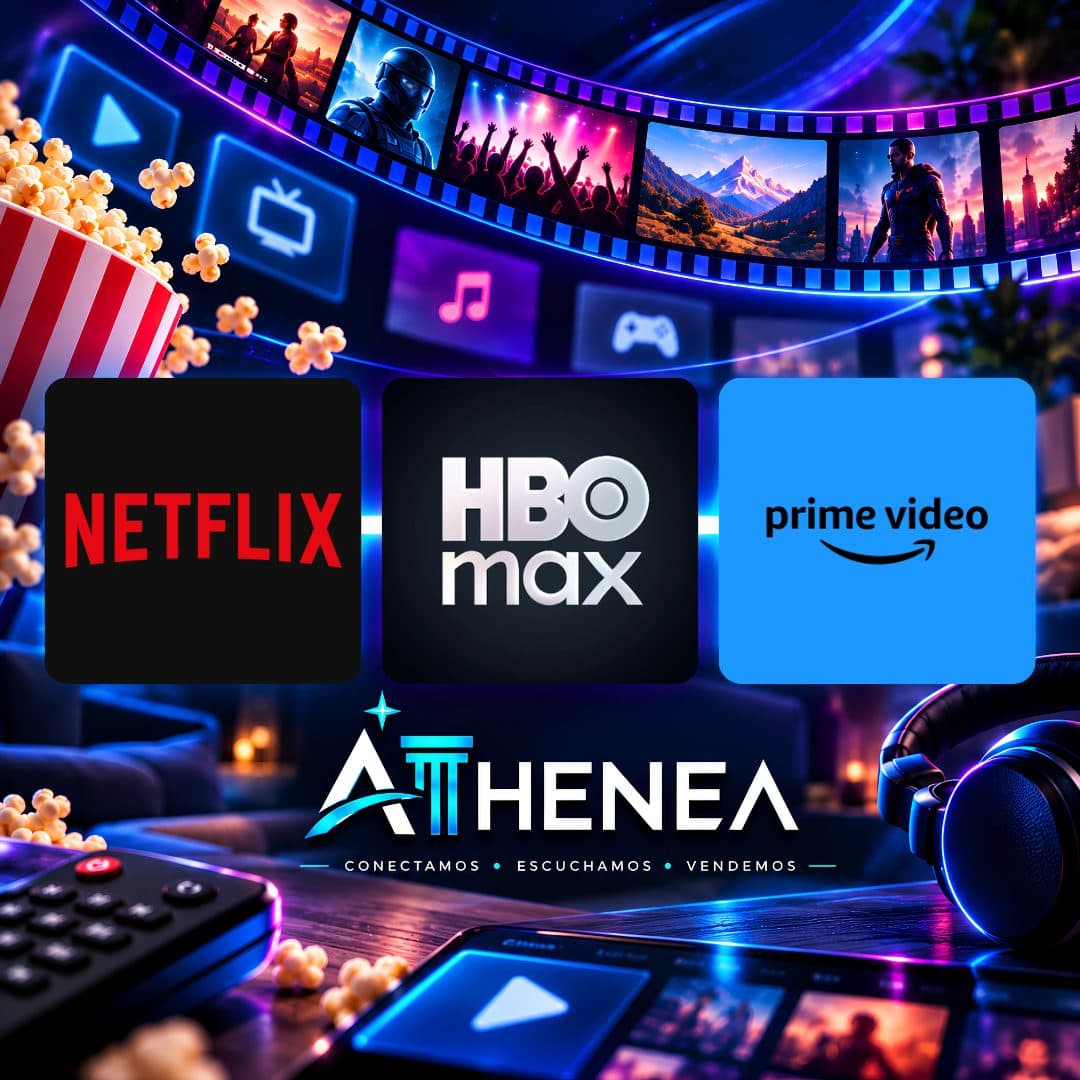 NETFLIX + HBO MAX + AMAZON PRIME VIDEO