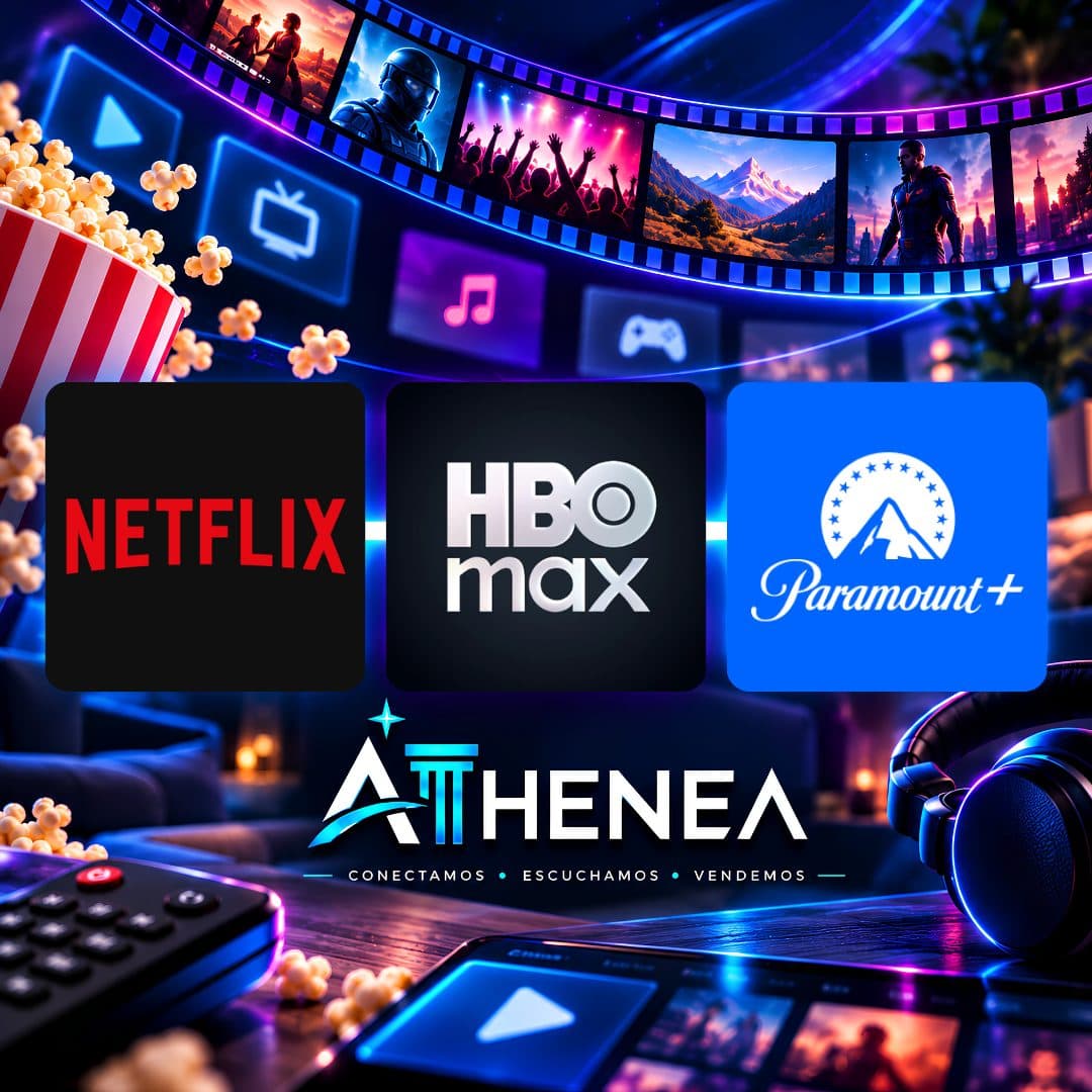 NETFLIX + HBO MAX + PARAMOUNT+