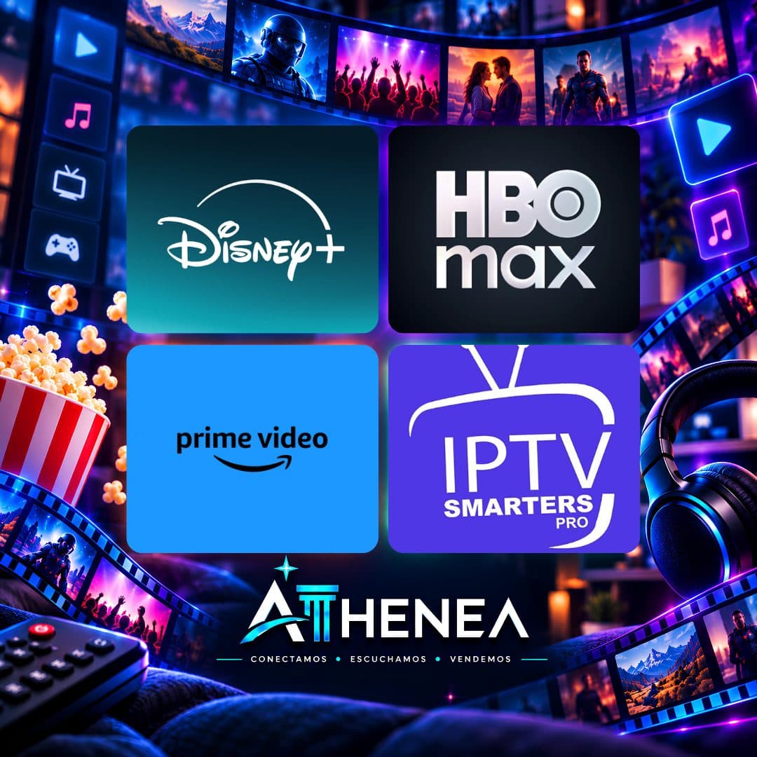 DISNEY+ SIN ESPN + HBO MAX + AMAZON PRIME VIDEO + IPTV