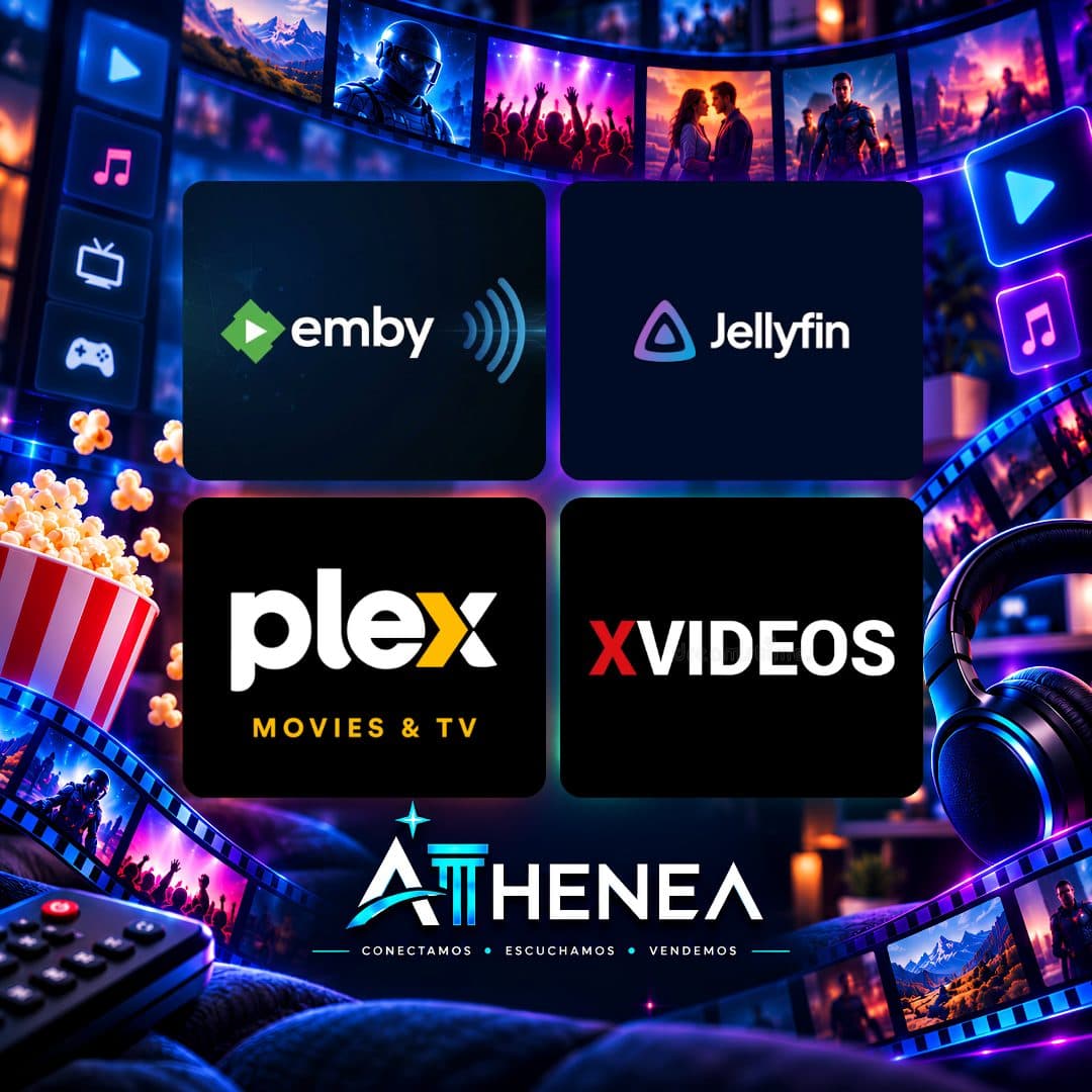 EMBY + JELLYFIN + PLEX + XVIDEOS