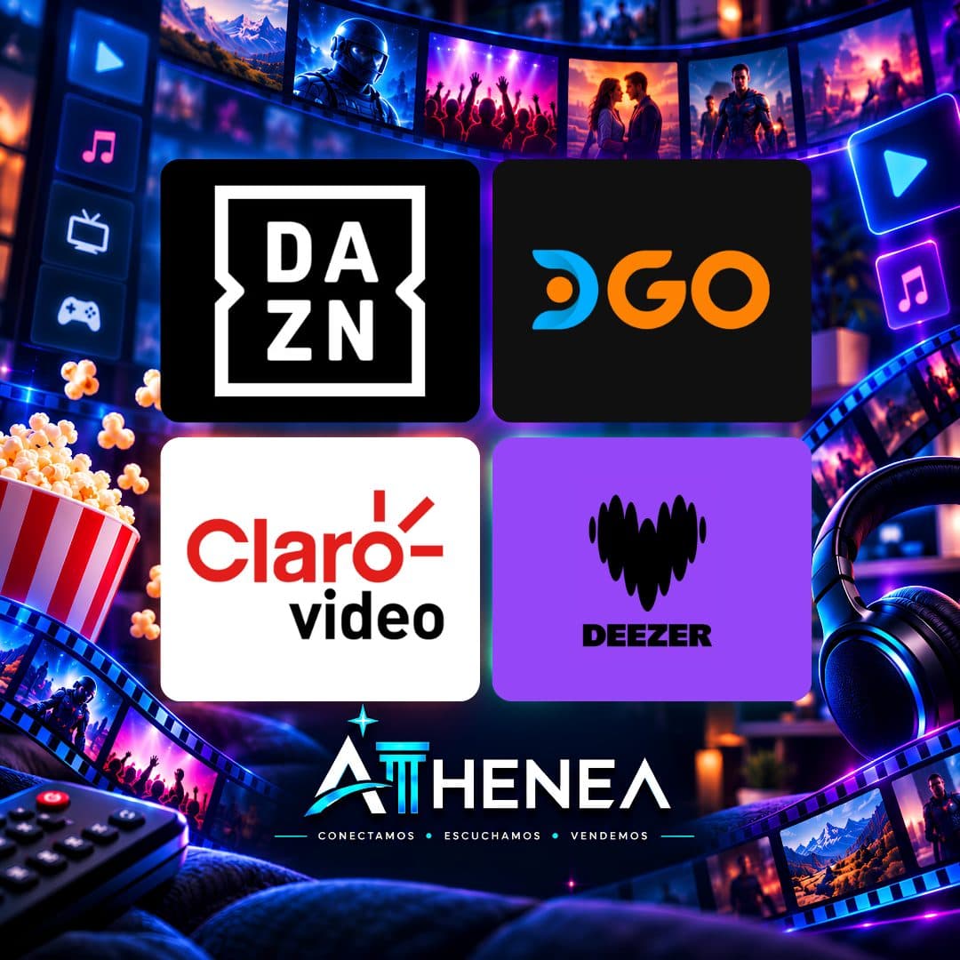 DAZN + DIRECTV GO + CLARO VIDEO + DEEZER