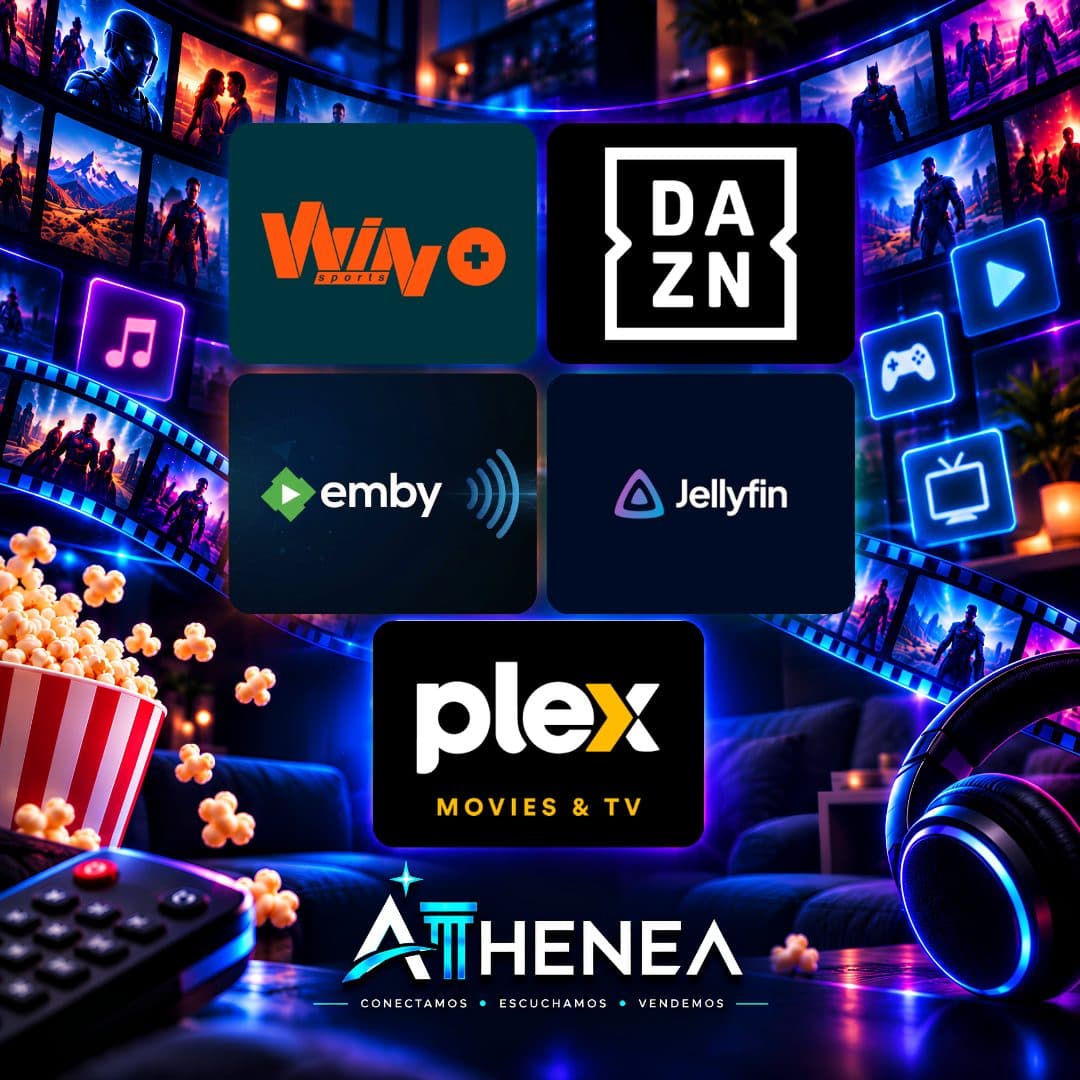 WIN+ + DAZN + EMBY + JELLYFIN + PLEX