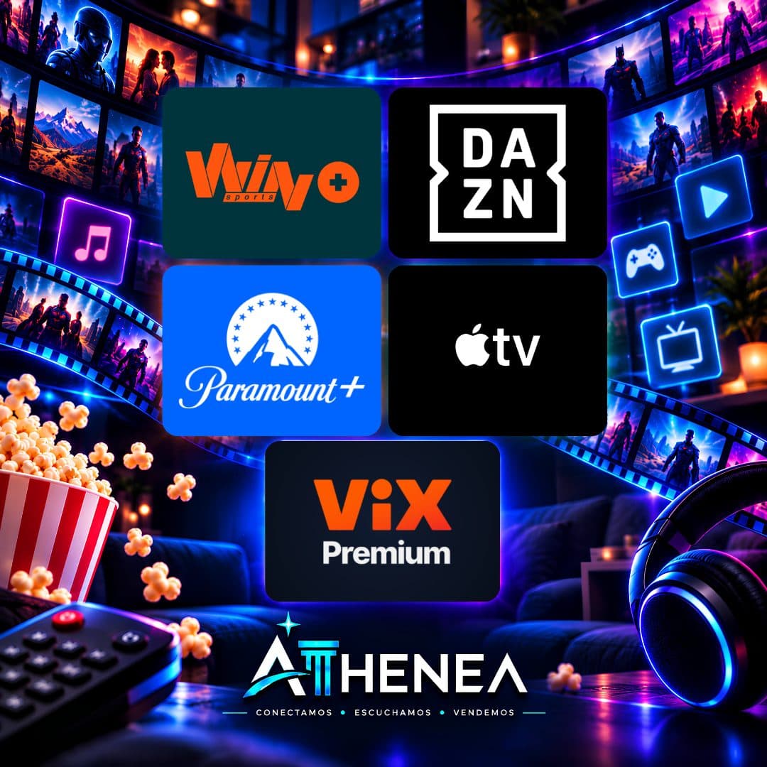 WIN+ + DAZN + PARAMOUNT+ + APPLE TV + VIX PREMIUM